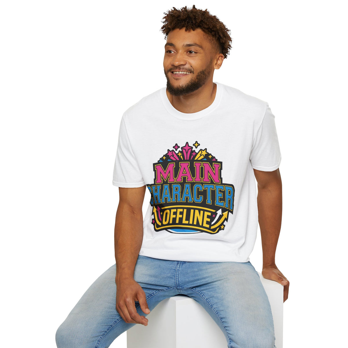 Main Character Offline T-Shirt — Retro Colorful 'Main' Graphic Tee - Trending Now - August 2026