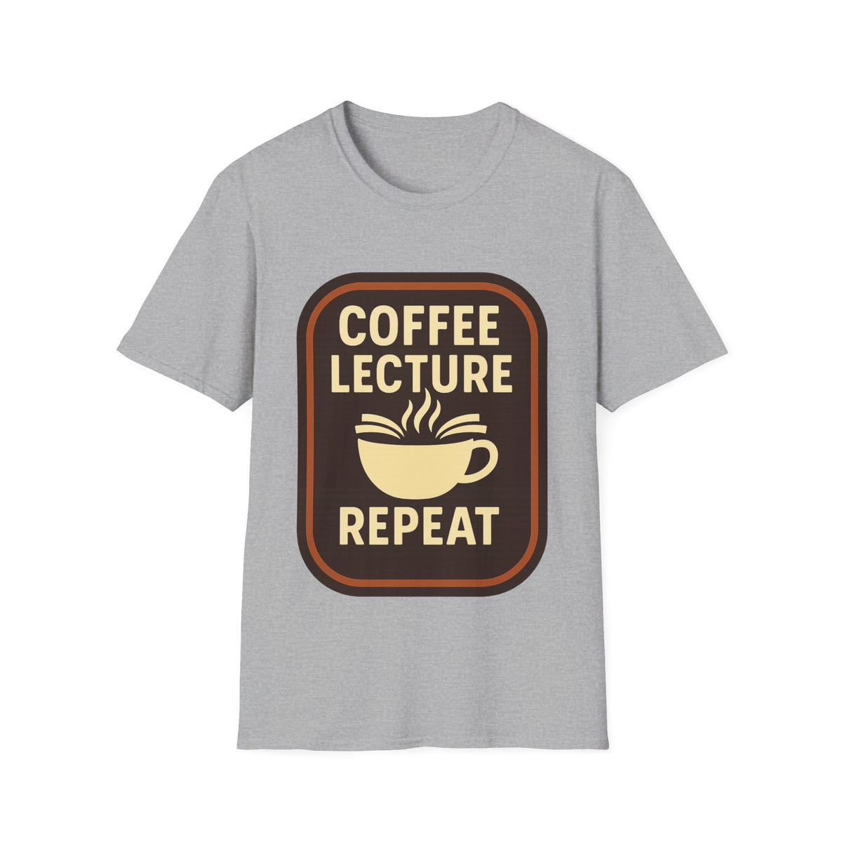 Coffee Lecture Repeat T‑Shirt — Funny Professor Coffee Tee for Teachers & Students - Trending Now - August 2026