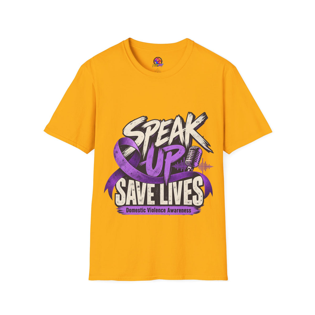 Speak Up Save Lives Domestic Violence Awareness T-Shirt