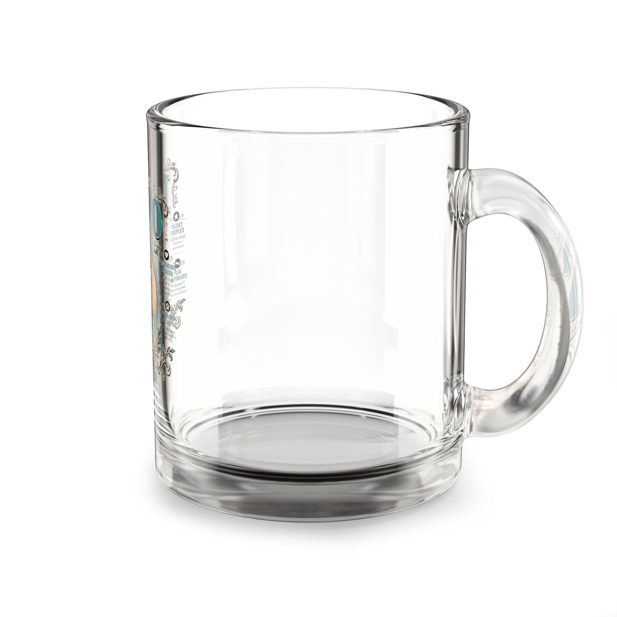 Glass Mug — Milo "The Good Boy Inside" Dog Portrait 10oz