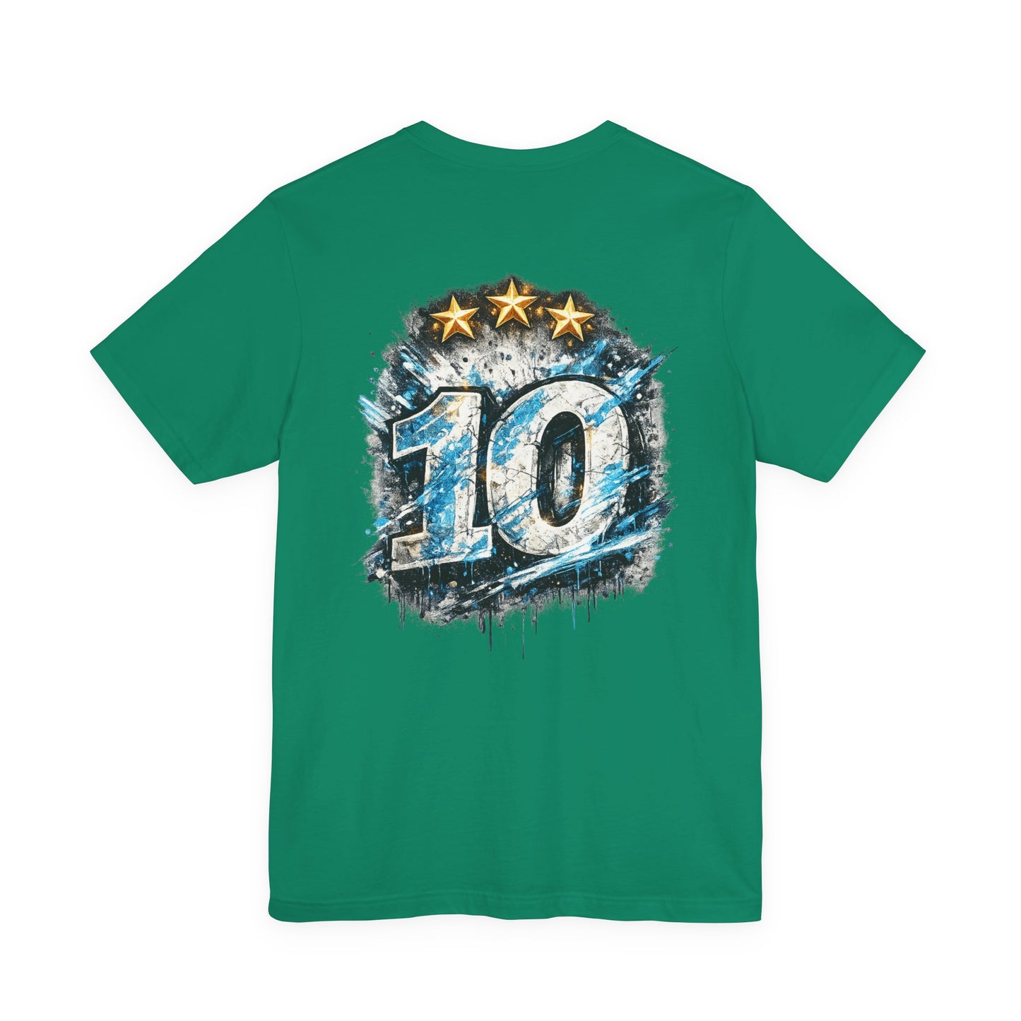 Buenos Aires Nights T‑Shirt — '10' Grunge Graphic Tee - Argentina No. 10