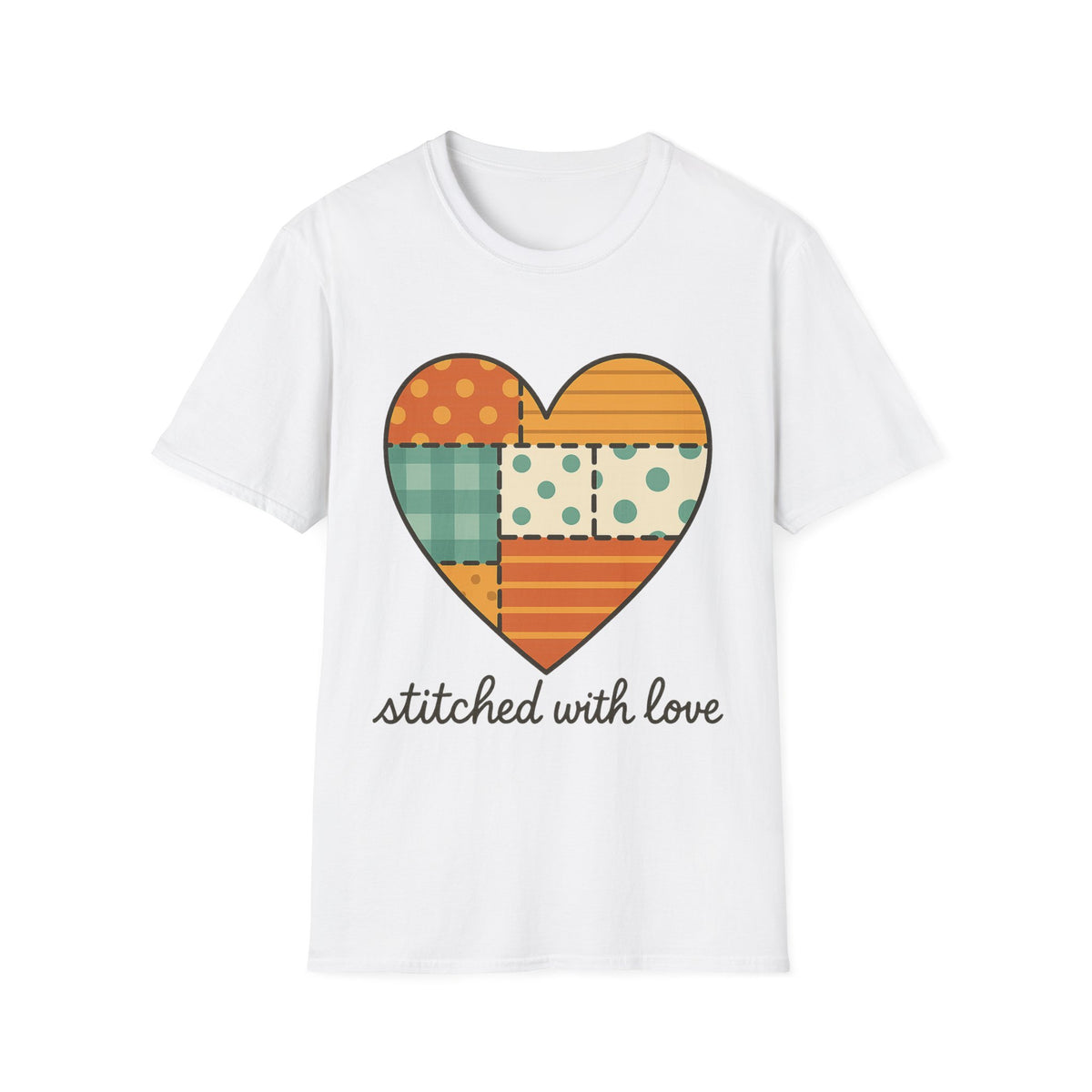 Patchwork Heart T-Shirt — Fall Quilted Graphic Tee- Trending Now - September 2026