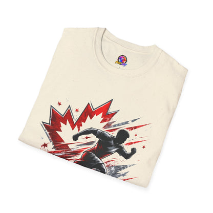 Canada Northern Force Running T‑Shirt — Canada Maple Runner Athletic Tee