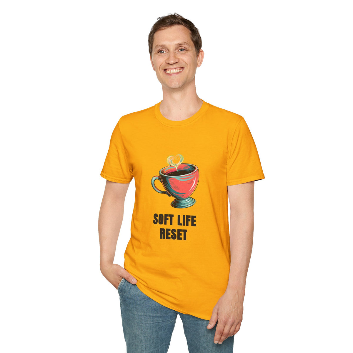 Soft Life Reset T‑Shirt — Coffee Cup Graphic Tee - Trending Now - August 2026