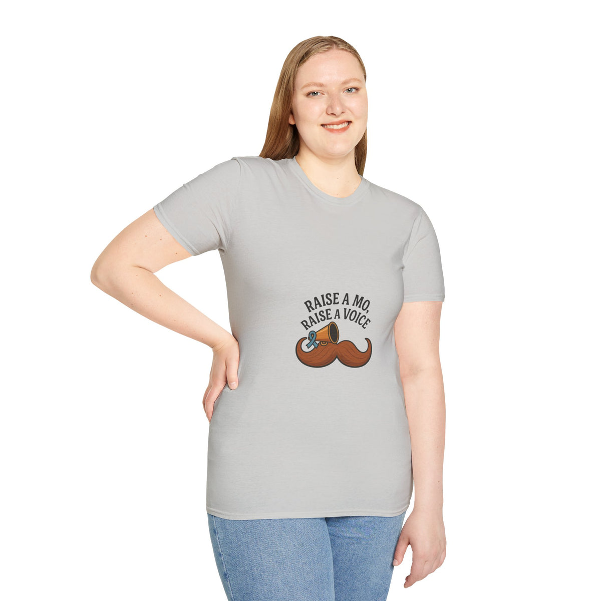 Raise a Mo, Raise a Voice Mustache T-Shirt - Trending Now - October 2026