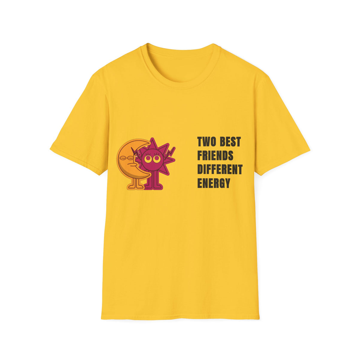 Two Best Friends Different Energy T-Shirt — Cute Cartoon Cat Duo Tee - Trending Now - September 2026