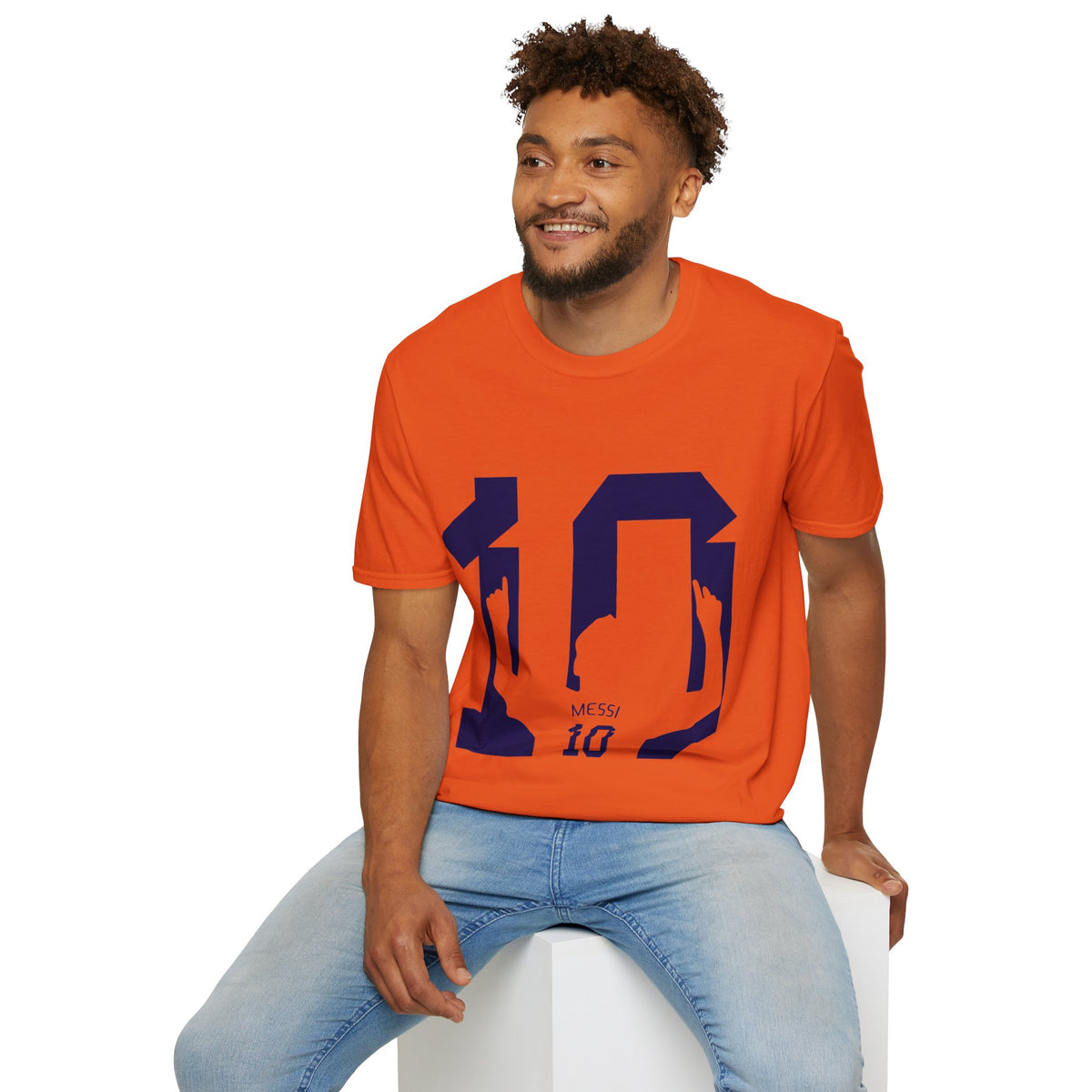 Number 10 Jersey T-Shirt — Retro Athletic Graphic Tee