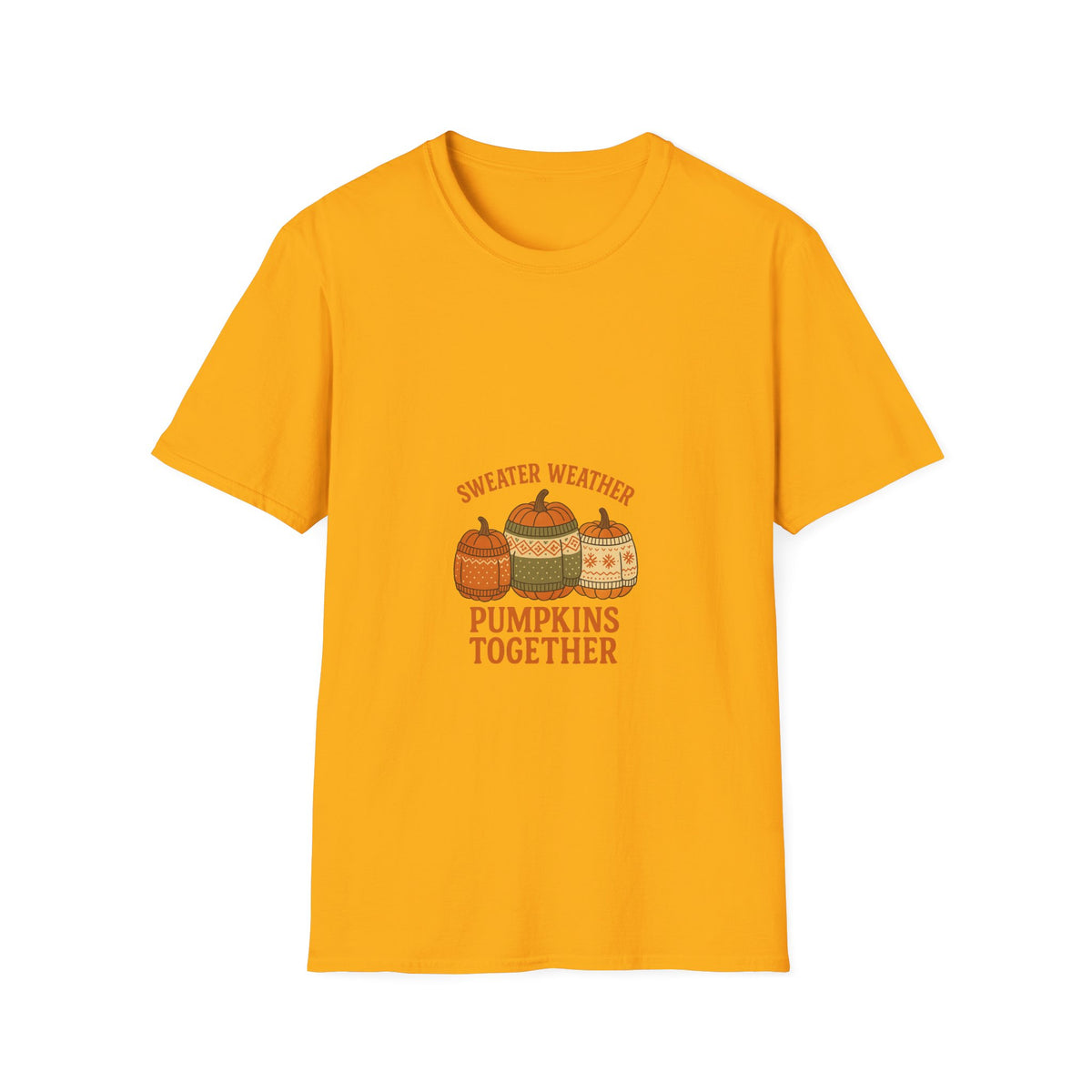 Pumpkins Together T‑Shirt — 'Sweater Weather' Fall Pumpkin Graphic Tee - Trending Now - October 2026