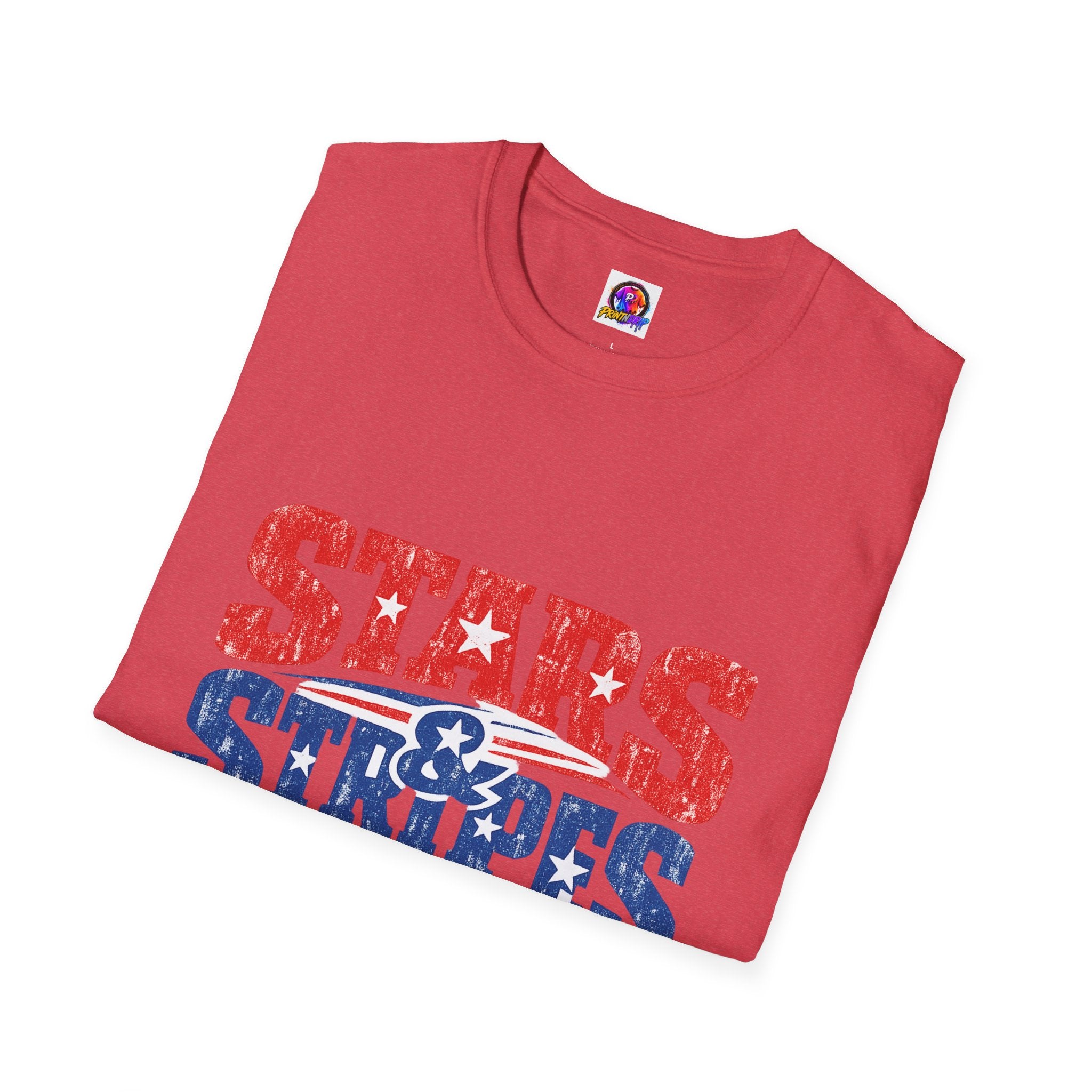USA Stars & Stripes Forever T-Shirt — Patriotic Red White Blue Graphic Tee