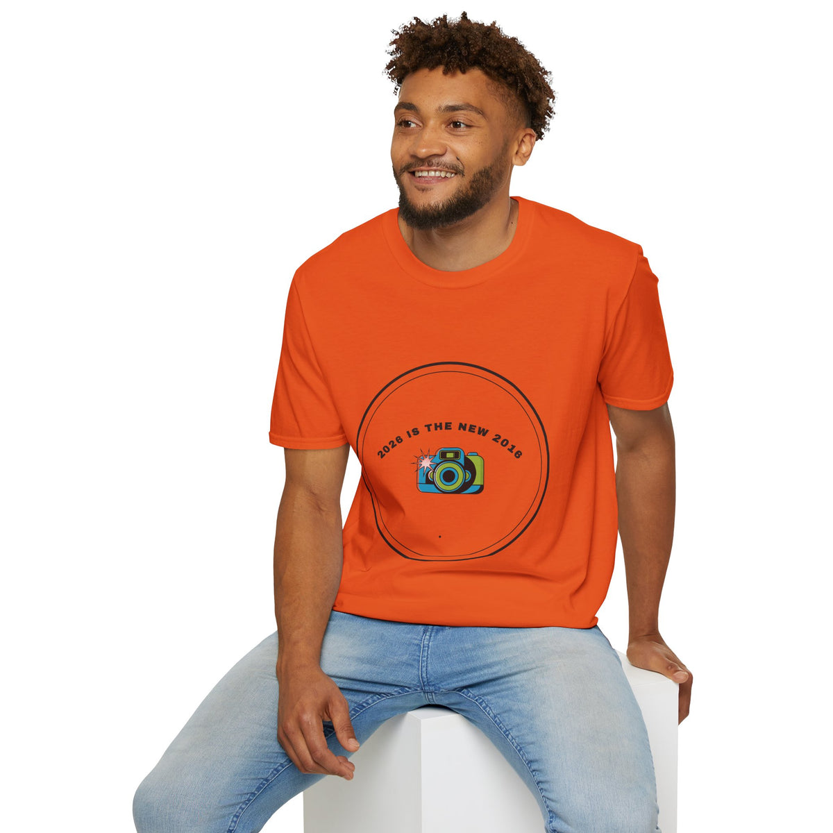 2026 Is The New 2018 T-Shirt — Vintage Camera Graphic Tee - Trending Now - September 2026