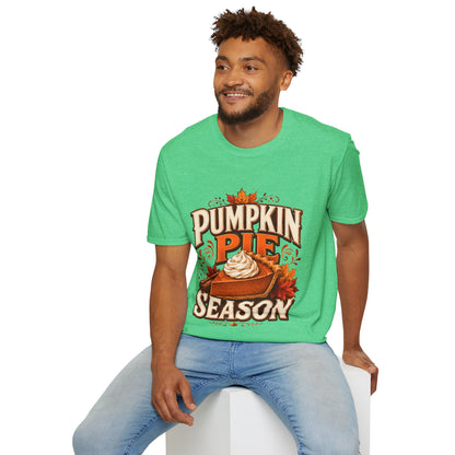 Pumpkin Pie Season T-Shirt — Autumn Thanksgiving Dessert Lover Tee