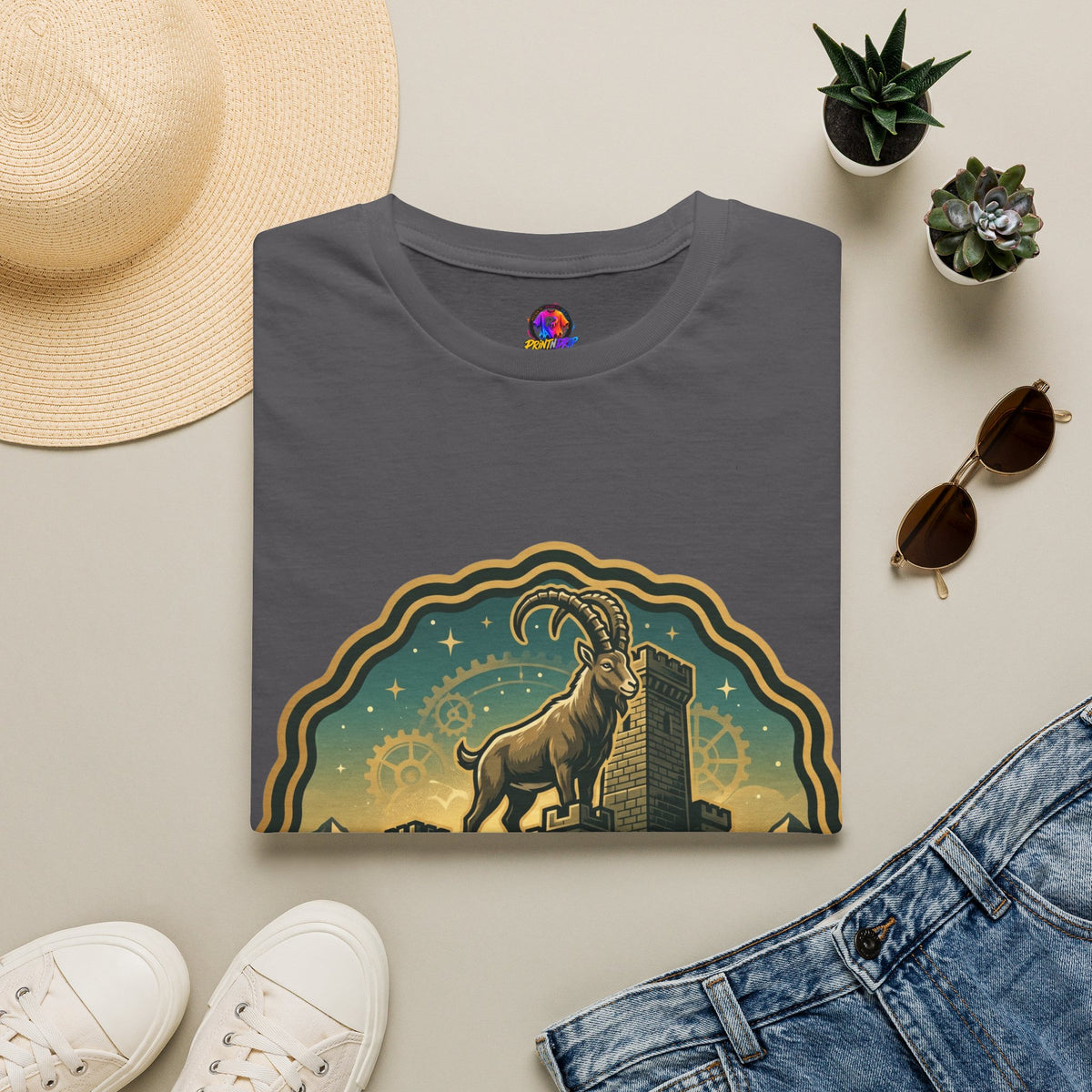 Capricorn Energy T-Shirt — "Silent Moves, Loud Results" Zodiac Tee