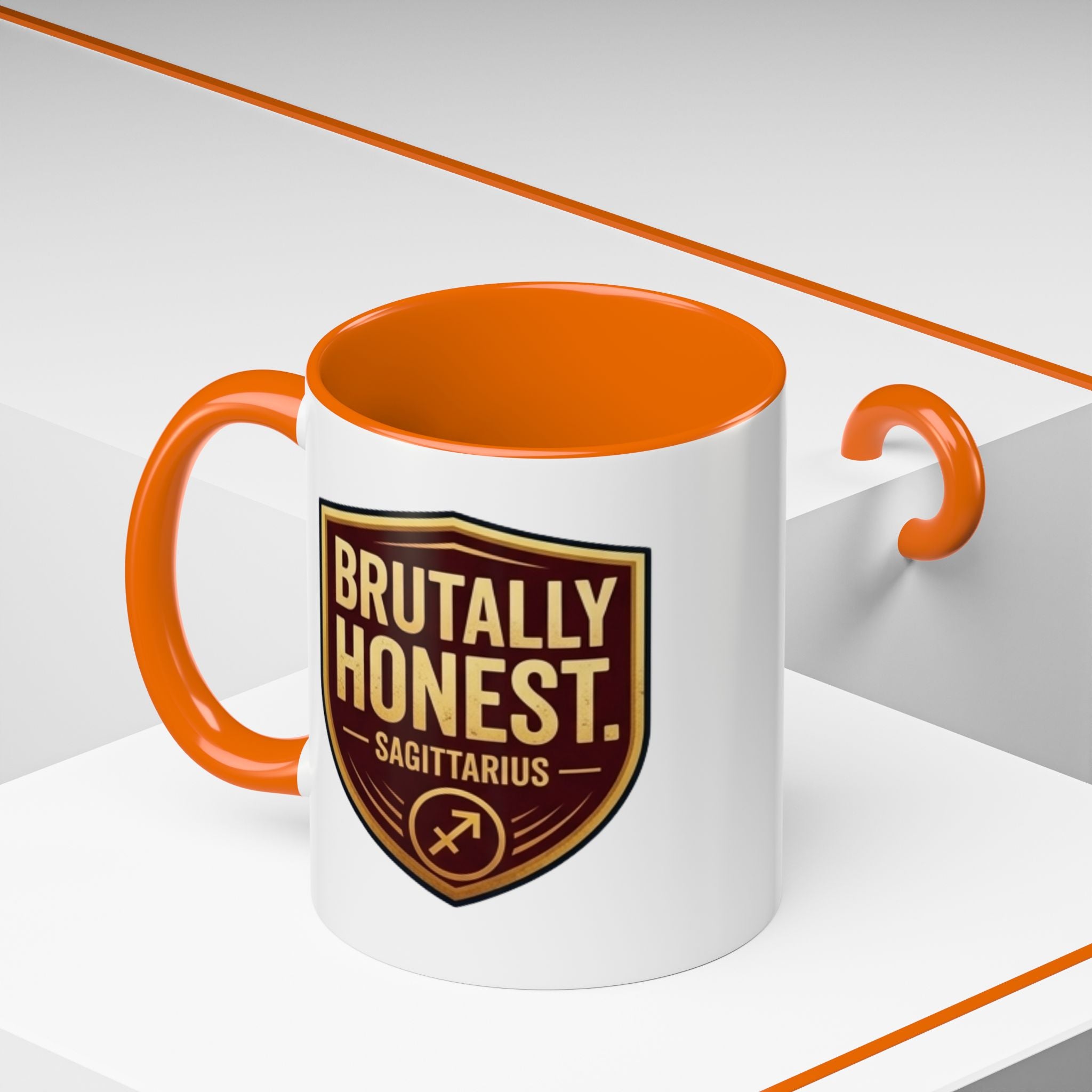 Sagittarius Coffee Mug - "Brutally Honest" Zodiac Accent Mug (11/15oz)