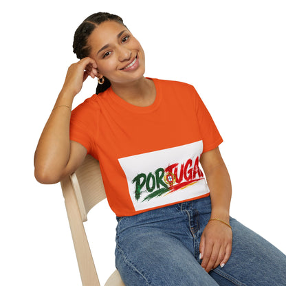 Portugal Flag Script T-Shirt — Portuguese Pride Tee
