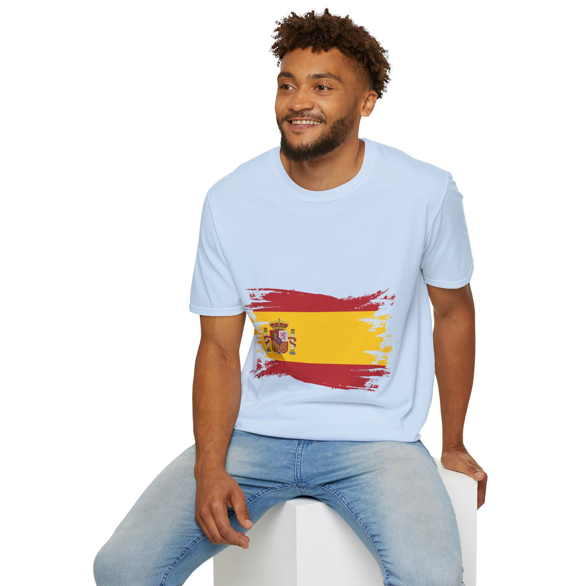 Spain Flag T-Shirt — Distressed Spanish Flag Graphic Tee
