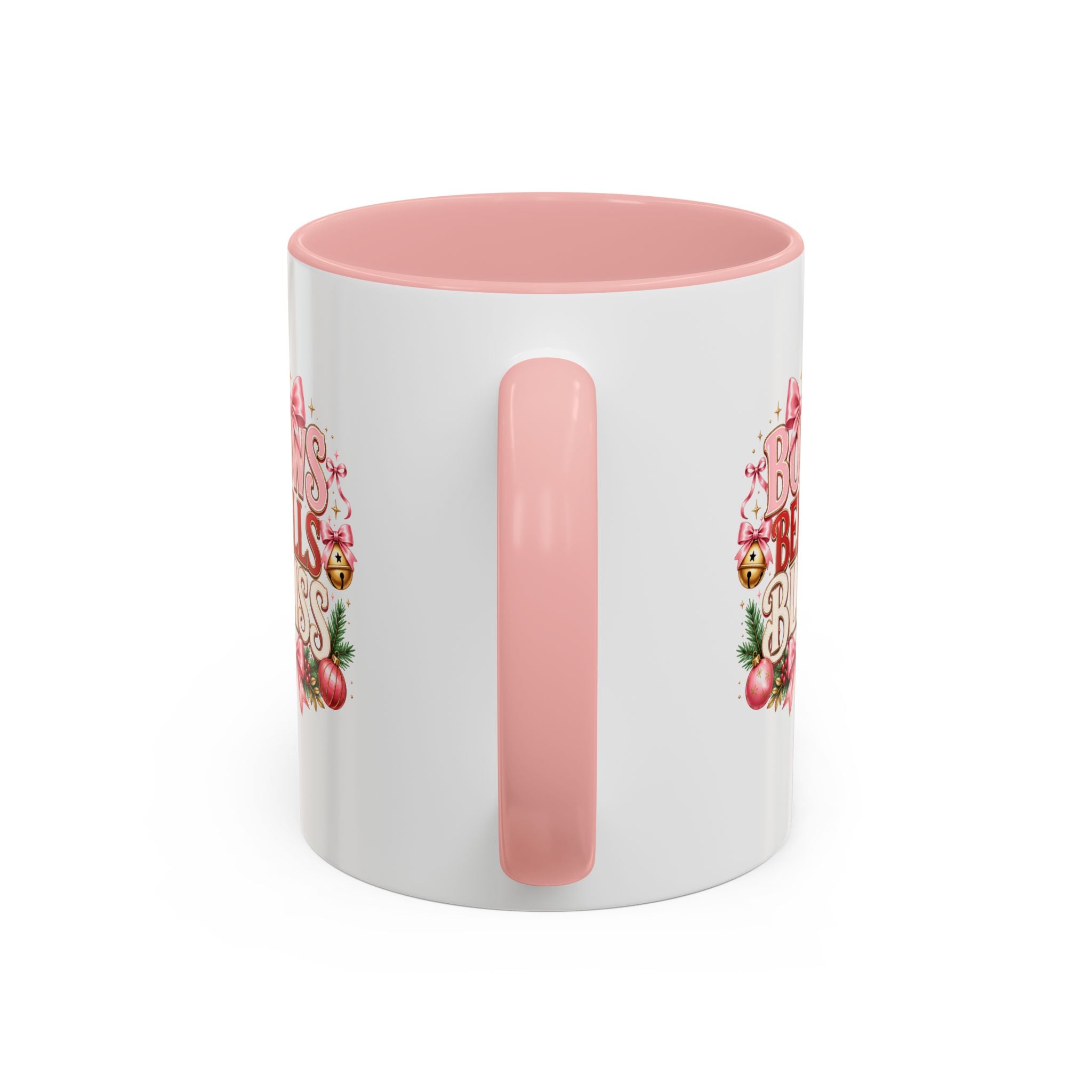 Bows Bells Bliss Christmas Accent Coffee Mug