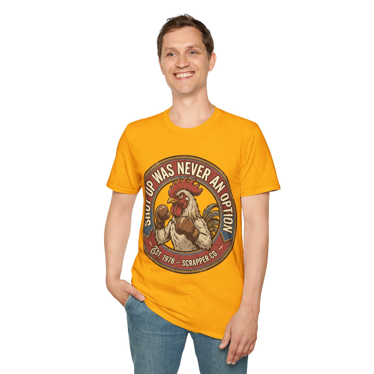 Graphic T-Shirt — “Shut Up Was Never an Option” Funny Retro Cowgirl Tee - Trending Now - September 2026