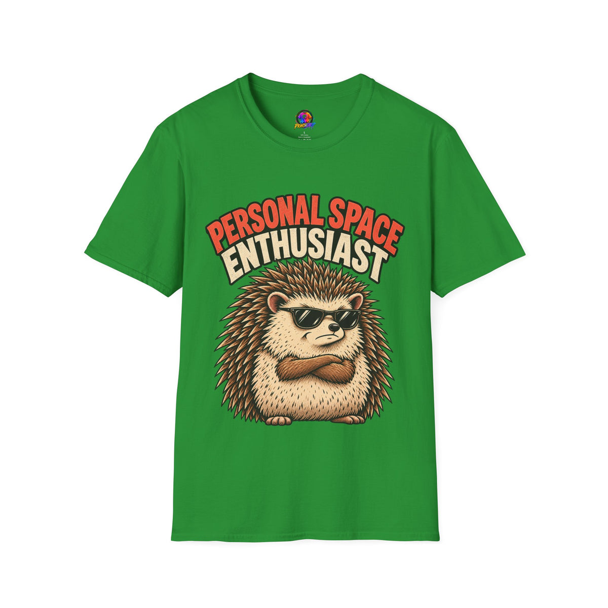 Personal Space Enthusiast T-Shirt — Funny Hedgehog Graphic Tee