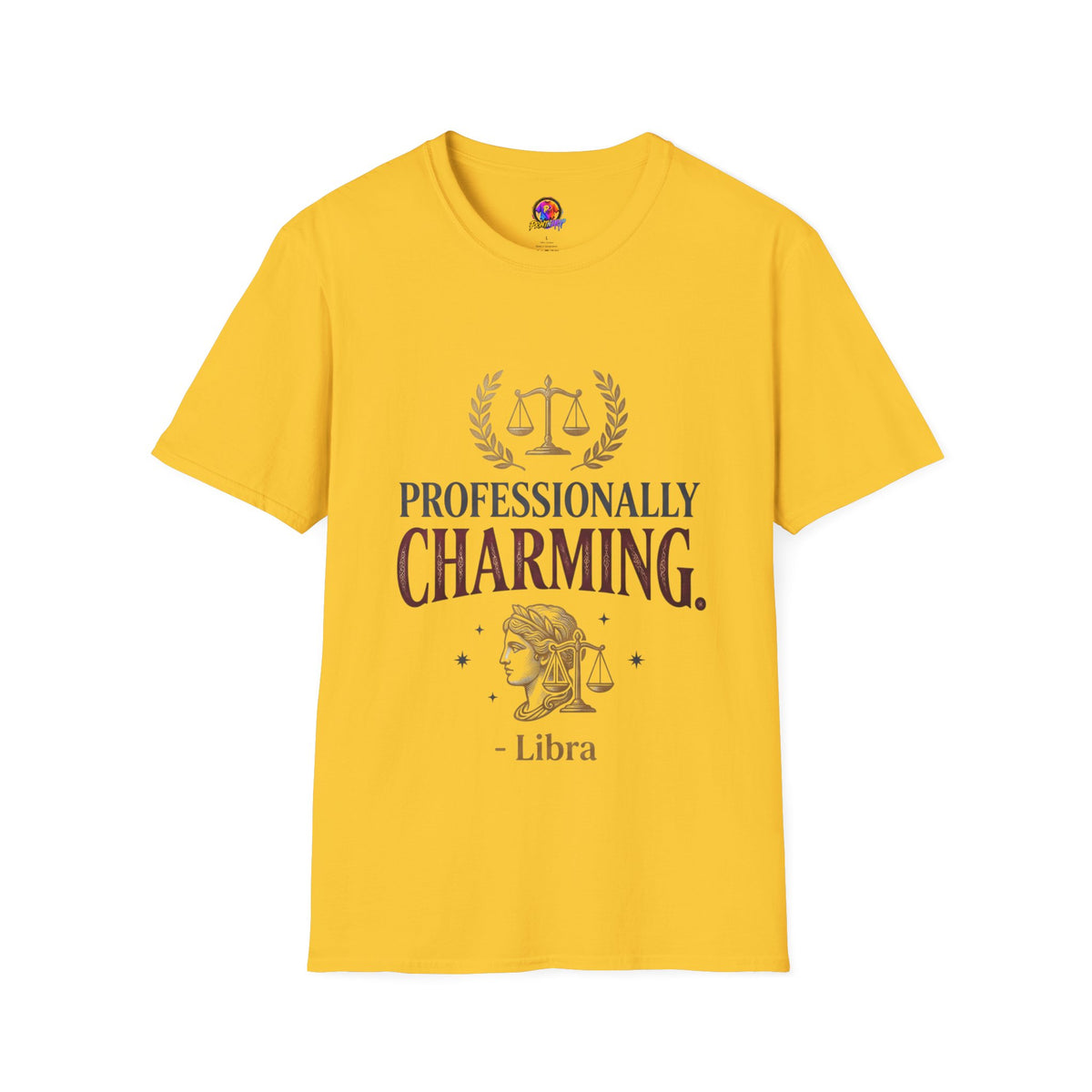 Professionally Charming Libra T-Shirt — Zodiac Scales Astrology Tee