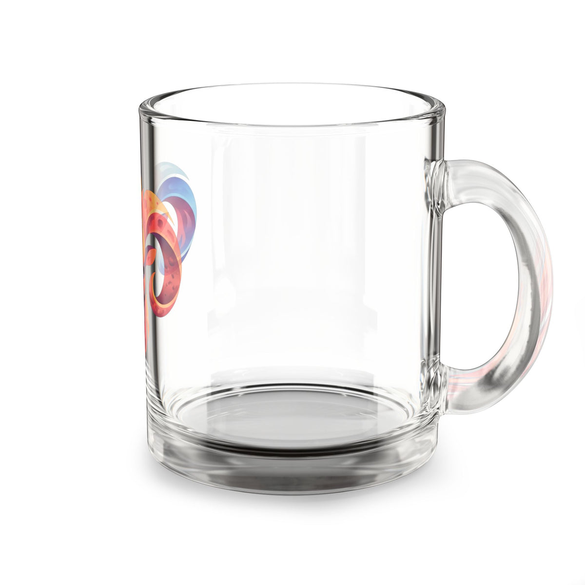 Aries Colorful Ram Glass Mug — 10oz Zodiac/Aries Coffee Cup
