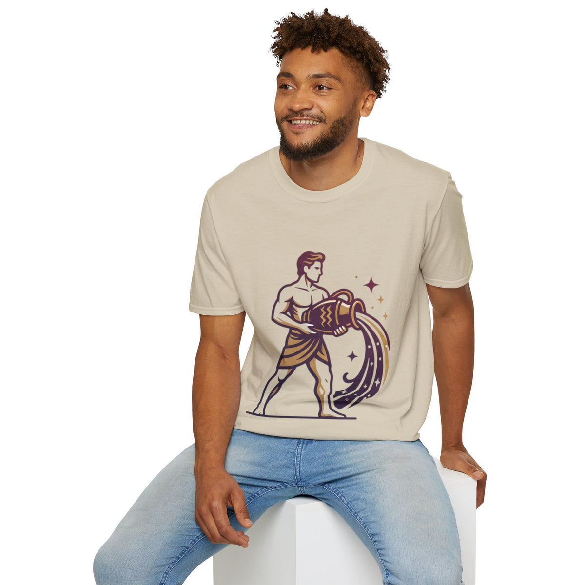 Aquarius Zodiac T-Shirt — Water Bearer Astrology Tee