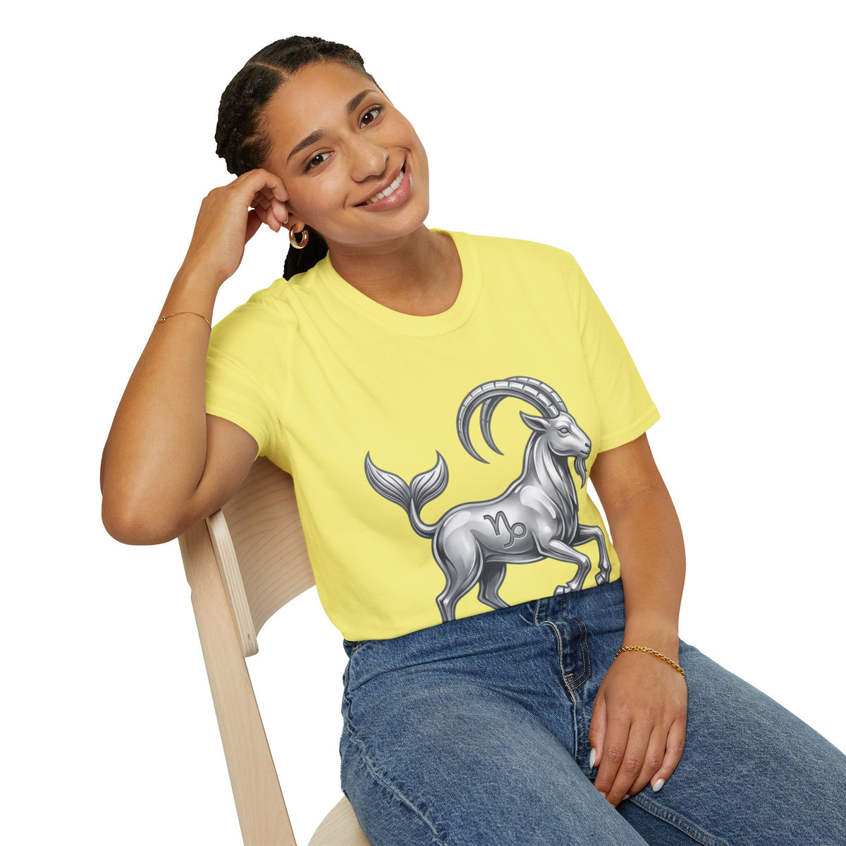 Capricorn Goat Zodiac T-Shirt — Mythical Sea-Goat Horoscope Tee