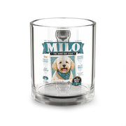 Milo Bailey Dog Dad Mom  Glass Mug 10 oz Milo ‘Best Boy’ Glass Mug — 10oz Dog Photo Coffee Cup