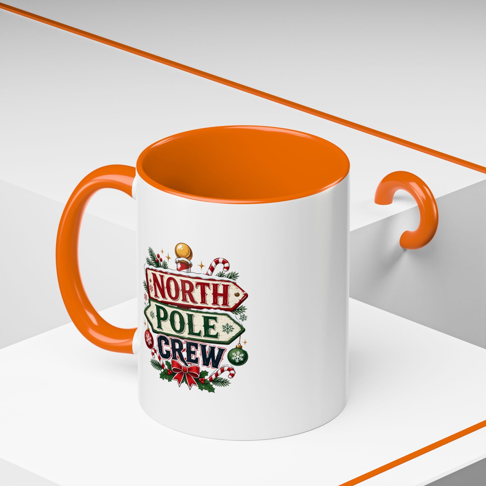 Accent Coffee Mug North Pole Crew