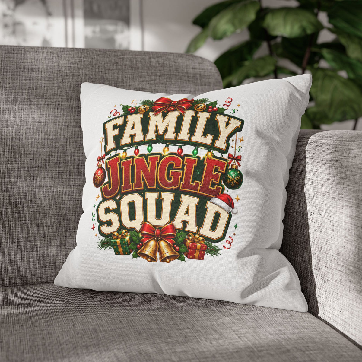 Christmas Pillowcase Family Jingle Squad Christmas Pillowcase