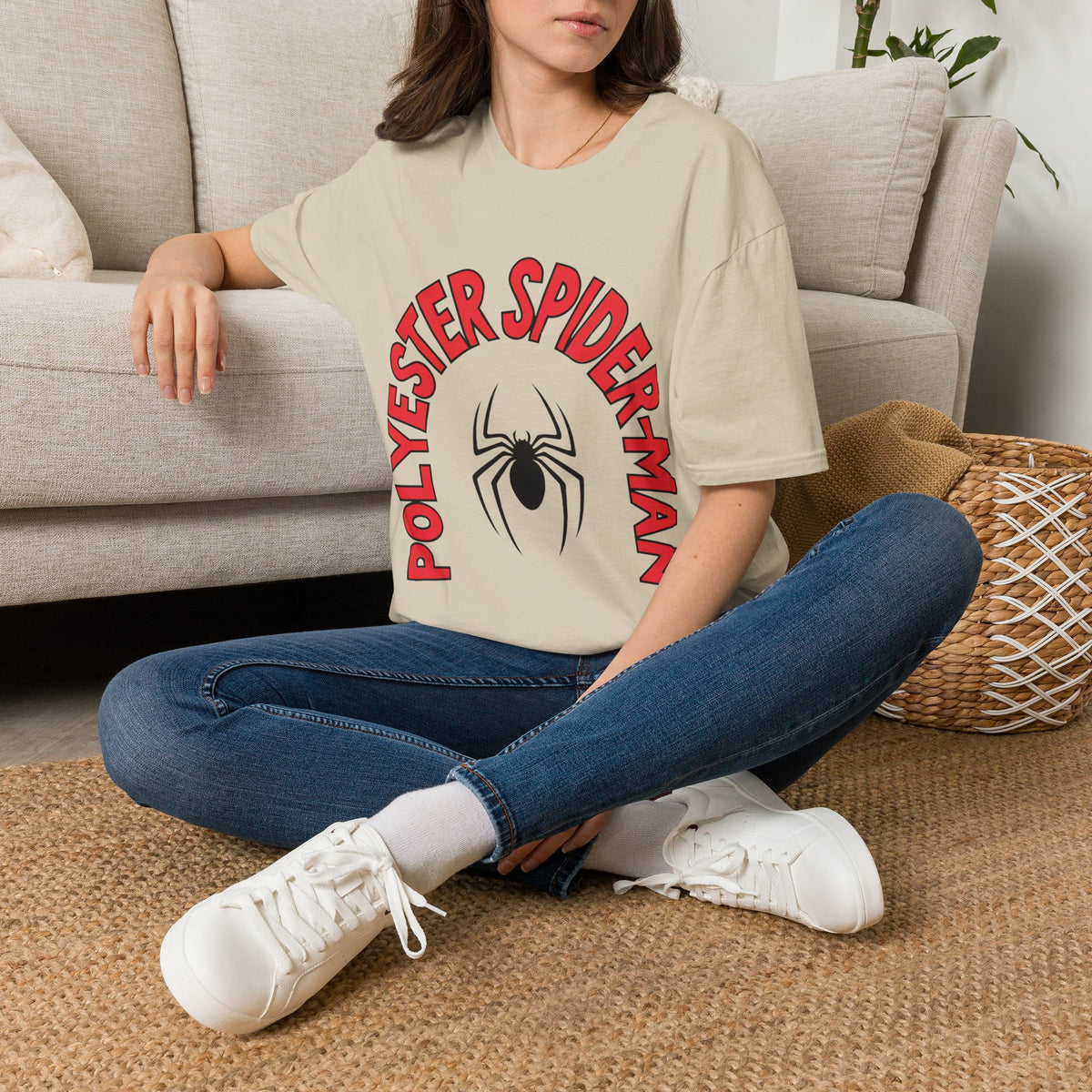 Spider Graphic T-Shirt — "Polyester Spiderman" Retro Spider Logo Tee - Trending Now - August 2026