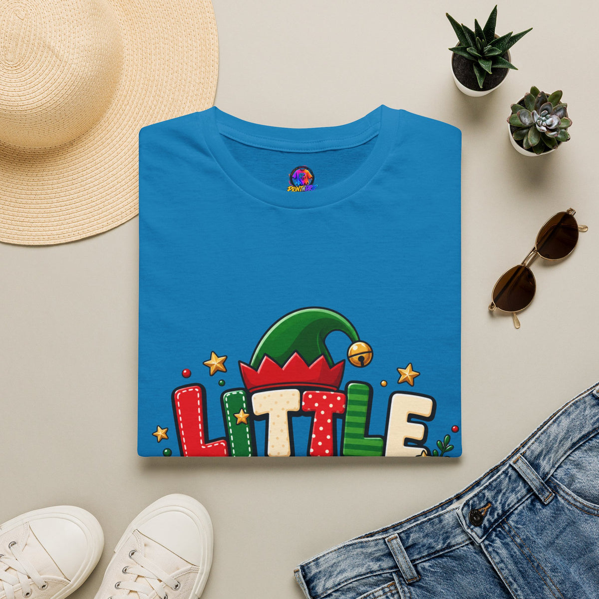 Little Elf Christmas T-Shirt — Cute Holiday Kids/Family Elf Tee