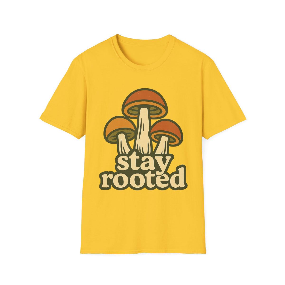 Mushroom "Stay Rooted" T-Shirt - Trending Now - September 2026