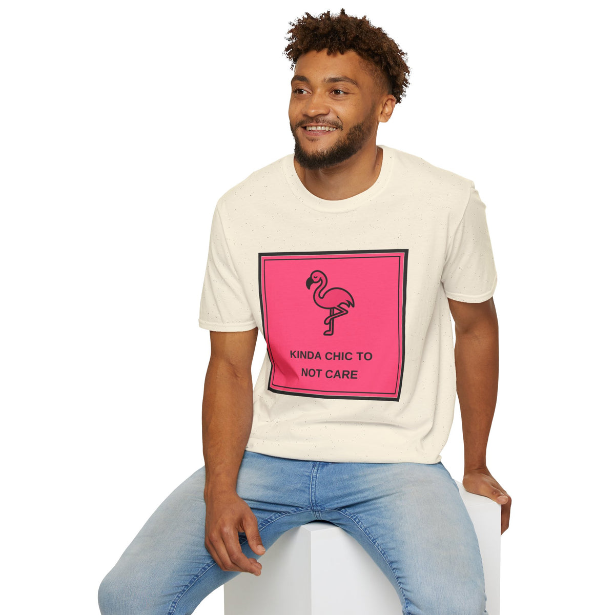 Flamingo 'Kinda Chic To Not Care' Graphic T-Shirt - Trending Now - August 2026