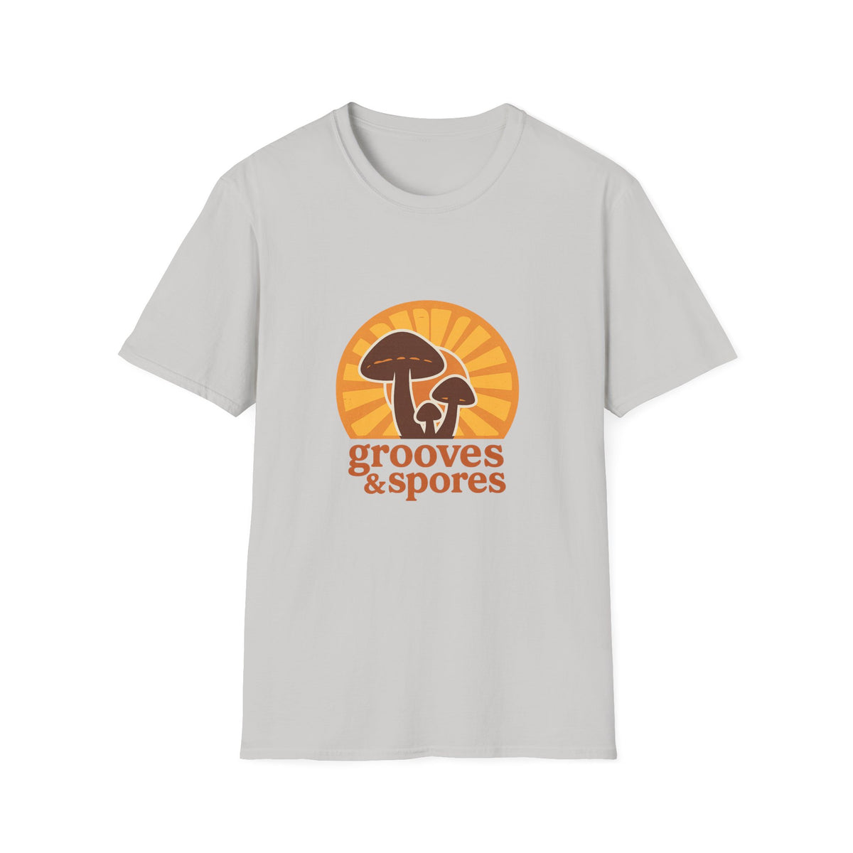 Vintage Mushroom T-Shirt — 'Grooves & Spores' Retro Psychedelic Tee - Trending Now - August 2026