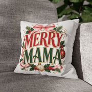 Merry Mama Christmas Pillowcase — Festive Holiday Decorative Pillow Cover