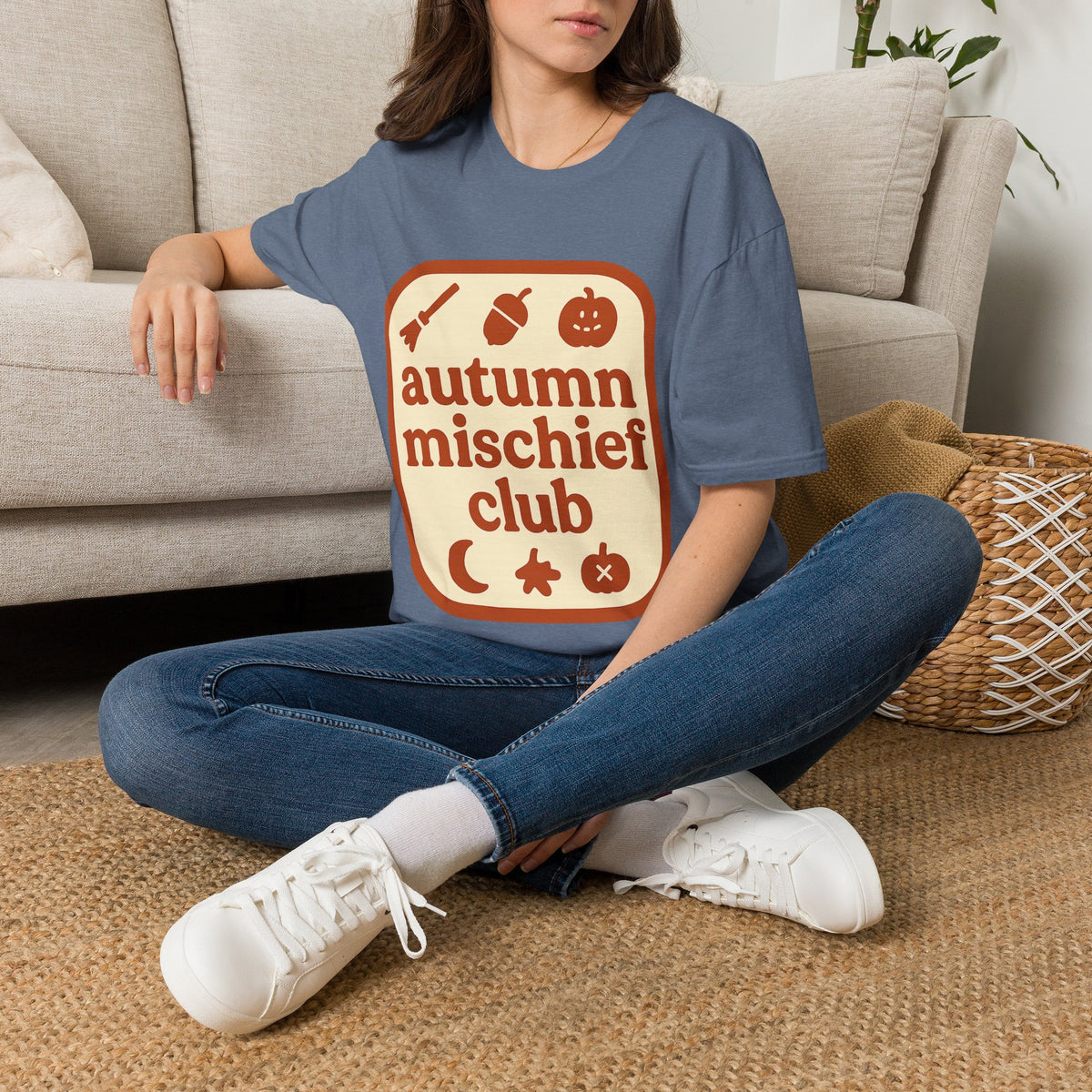 Autumn Mischief Club T-Shirt — Cozy Fall Graphic Tee - Trending Now - August 2026