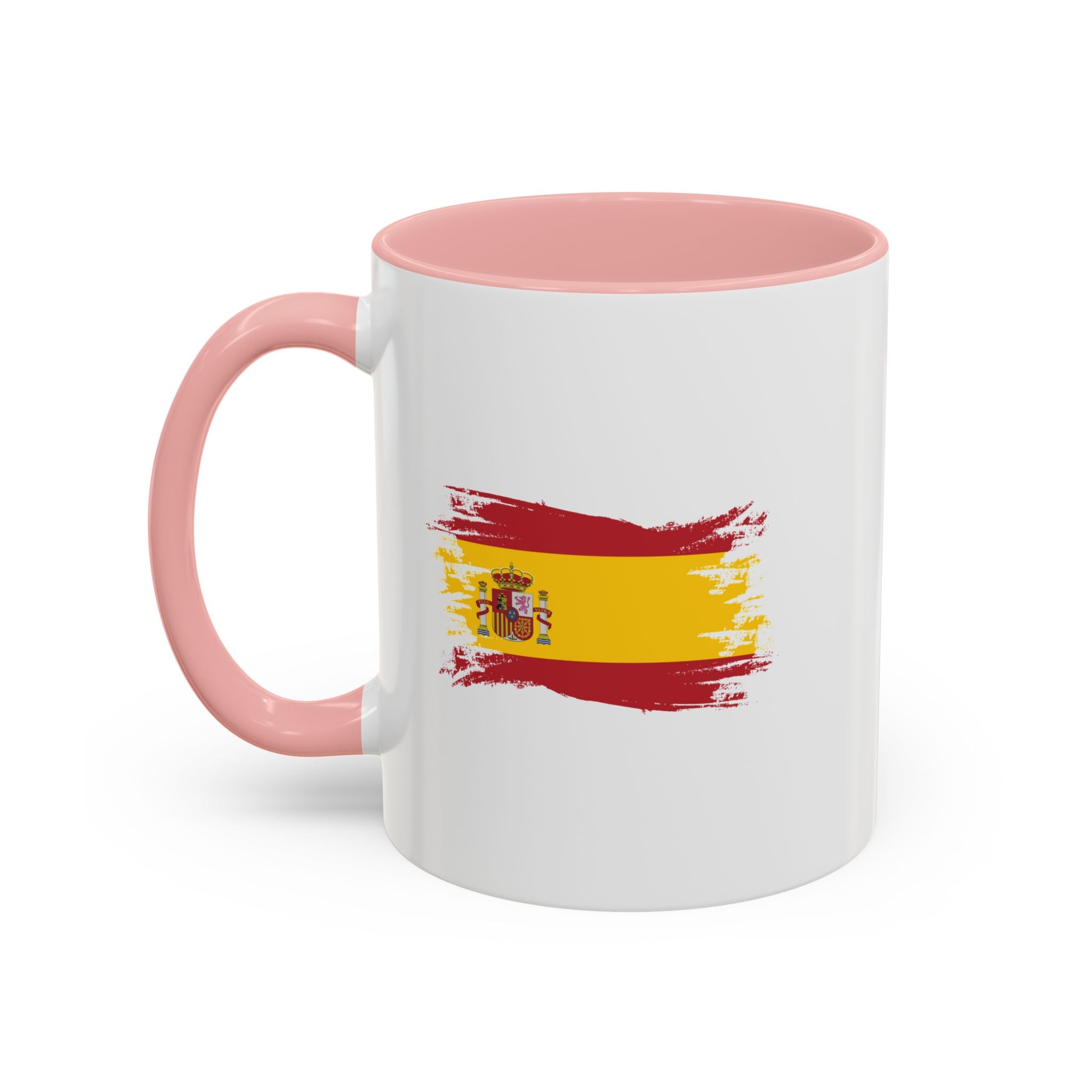 Spain Flag Coffee Mug — Spanish Brushstroke Accent Mug