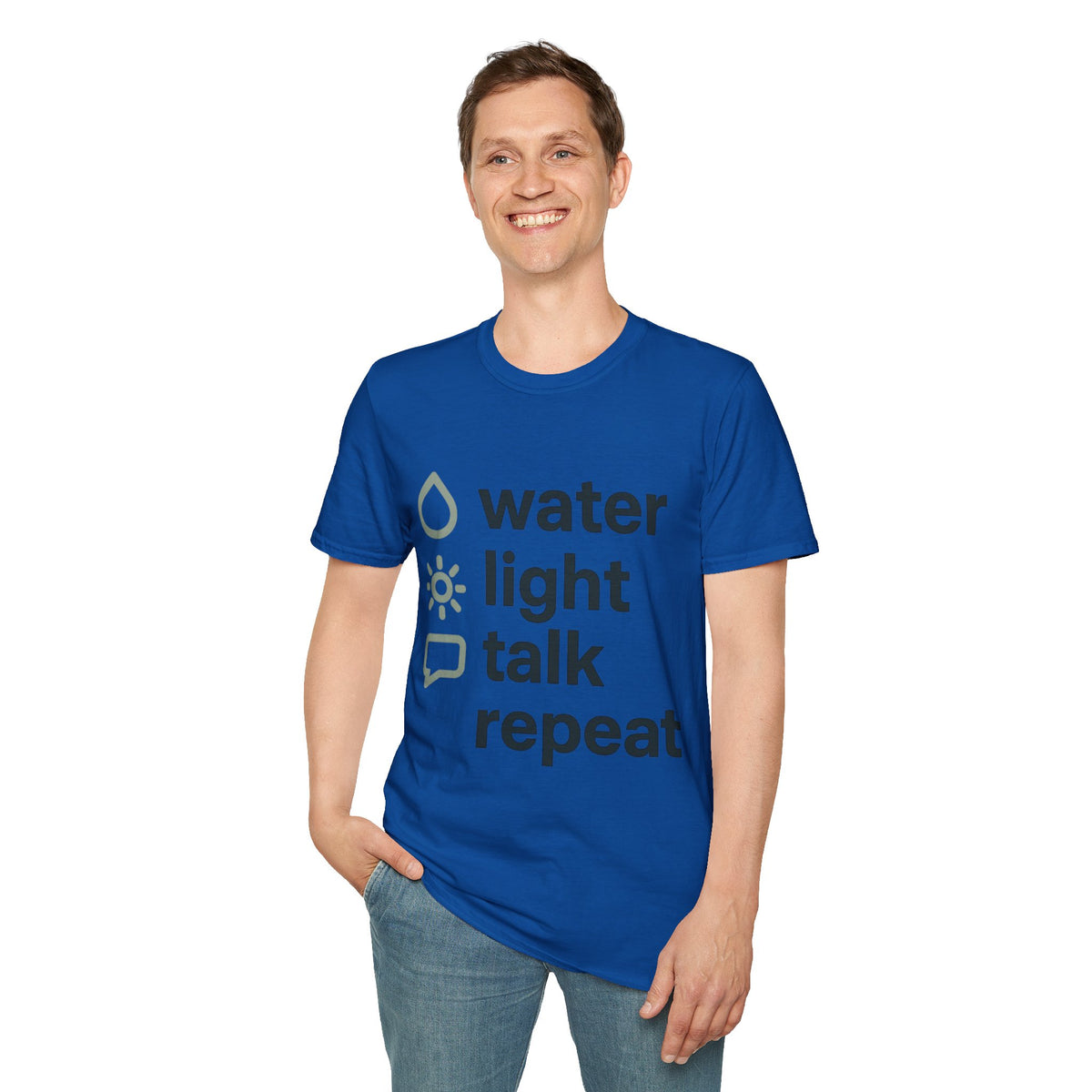 Eco Icons T-Shirt — Minimal 'water • light • forest' Graphic Tee - Trending Now - September 2026