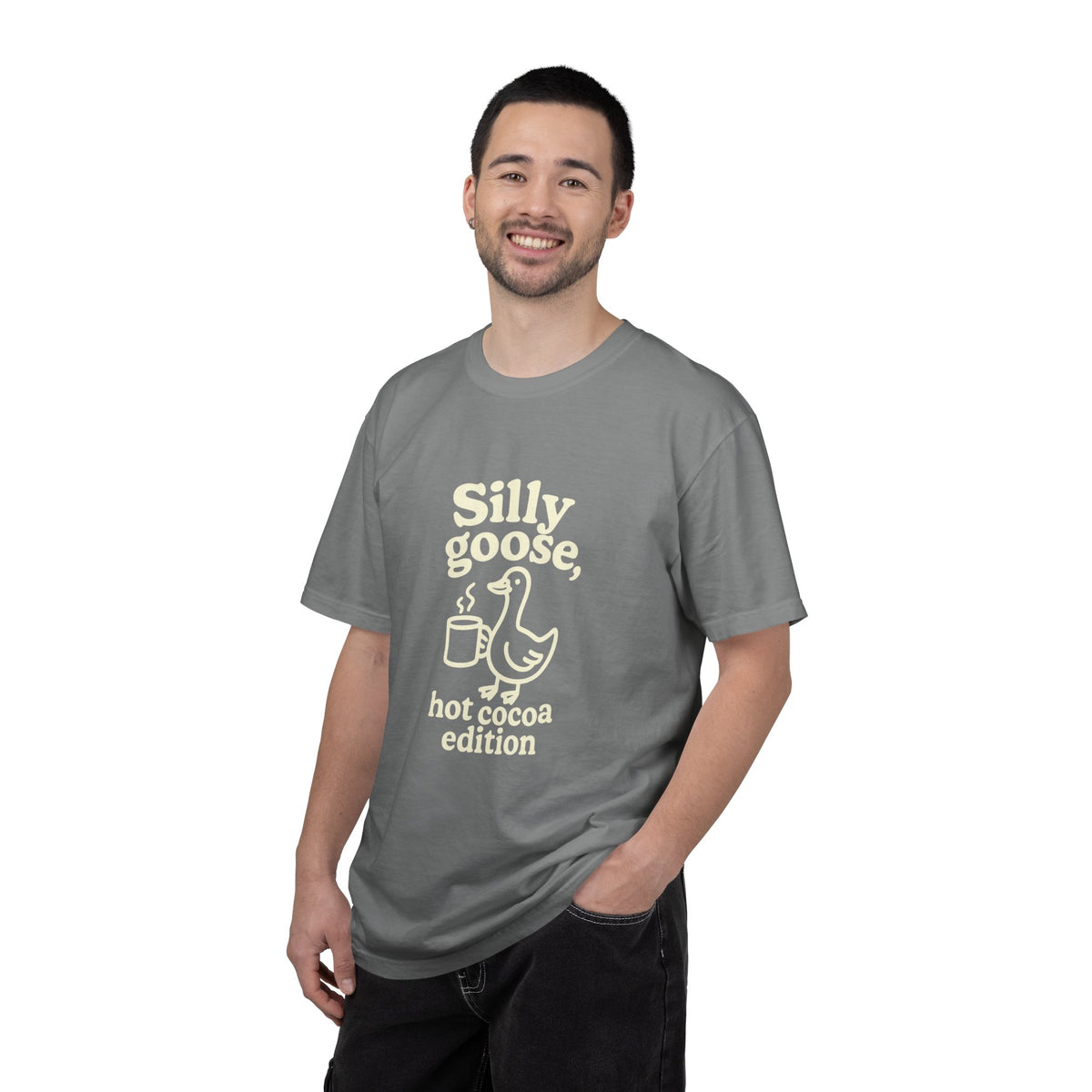 Silly Goose Hot Cocoa T-Shirt — Cute Winter Graphic Tee - Trending Now - October 2026