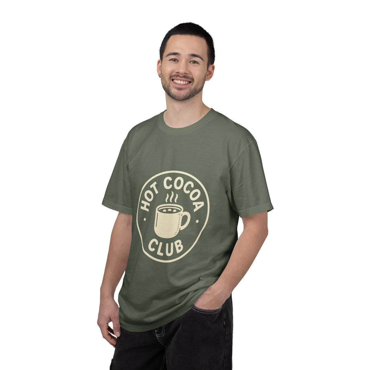 Hot Cocoa Club Winter Graphic T-Shirt - Trending Now - October 2026
