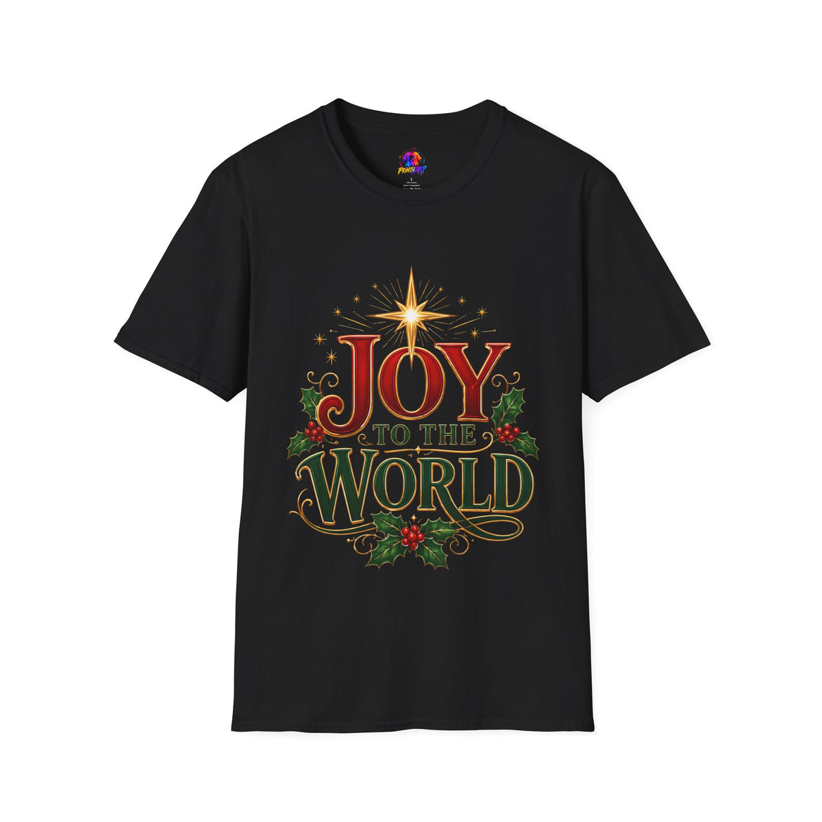 Joy to the World T-Shirt — Festive Christmas Holiday Tee