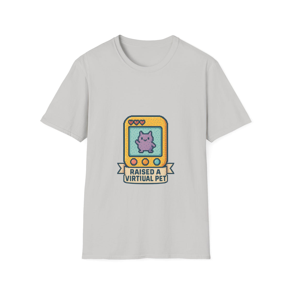 Raised a Virtual Pet T-Shirt — Retro Tamagotchi Gaming Tee - Trending Now - October 2026