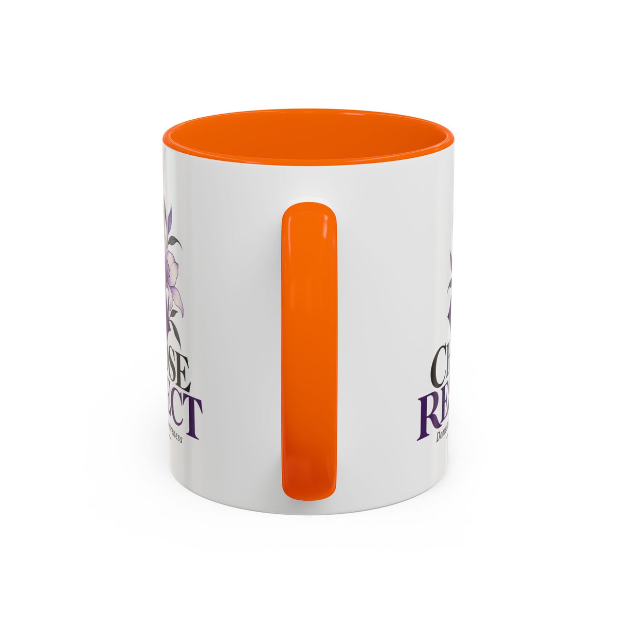 Choose Respect - Domestic Violence Awareness Coffee Mug (Accent, 11/15oz)