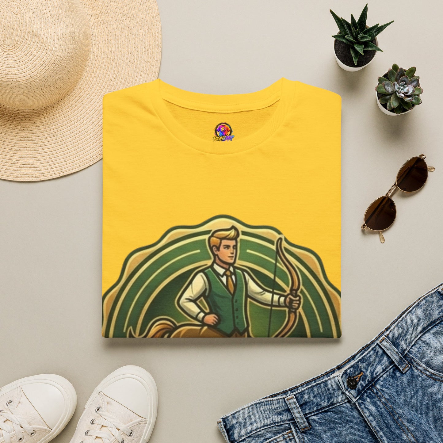 Sagittarius Archer T‑Shirt — "Professionally Spontaneous" Zodiac Tee