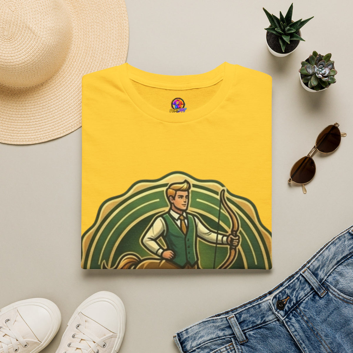Sagittarius Archer T‑Shirt — "Professionally Spontaneous" Zodiac Tee
