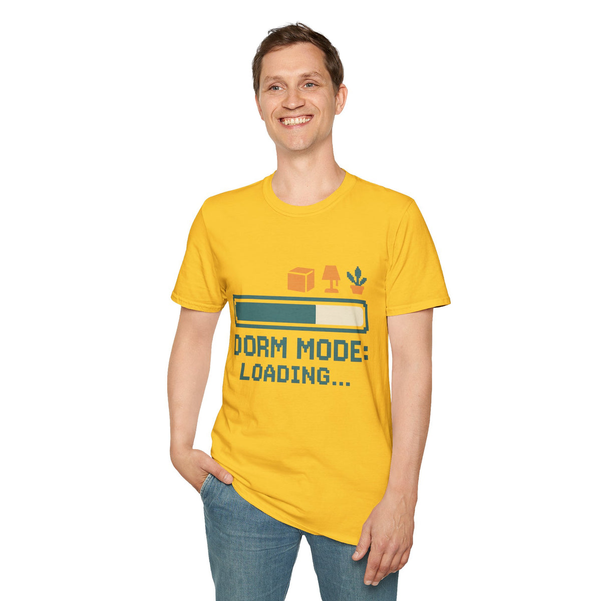 Dorm Mode Loading T‑Shirt — Funny Moving/College Moving Tee - Trending Now - August 2026