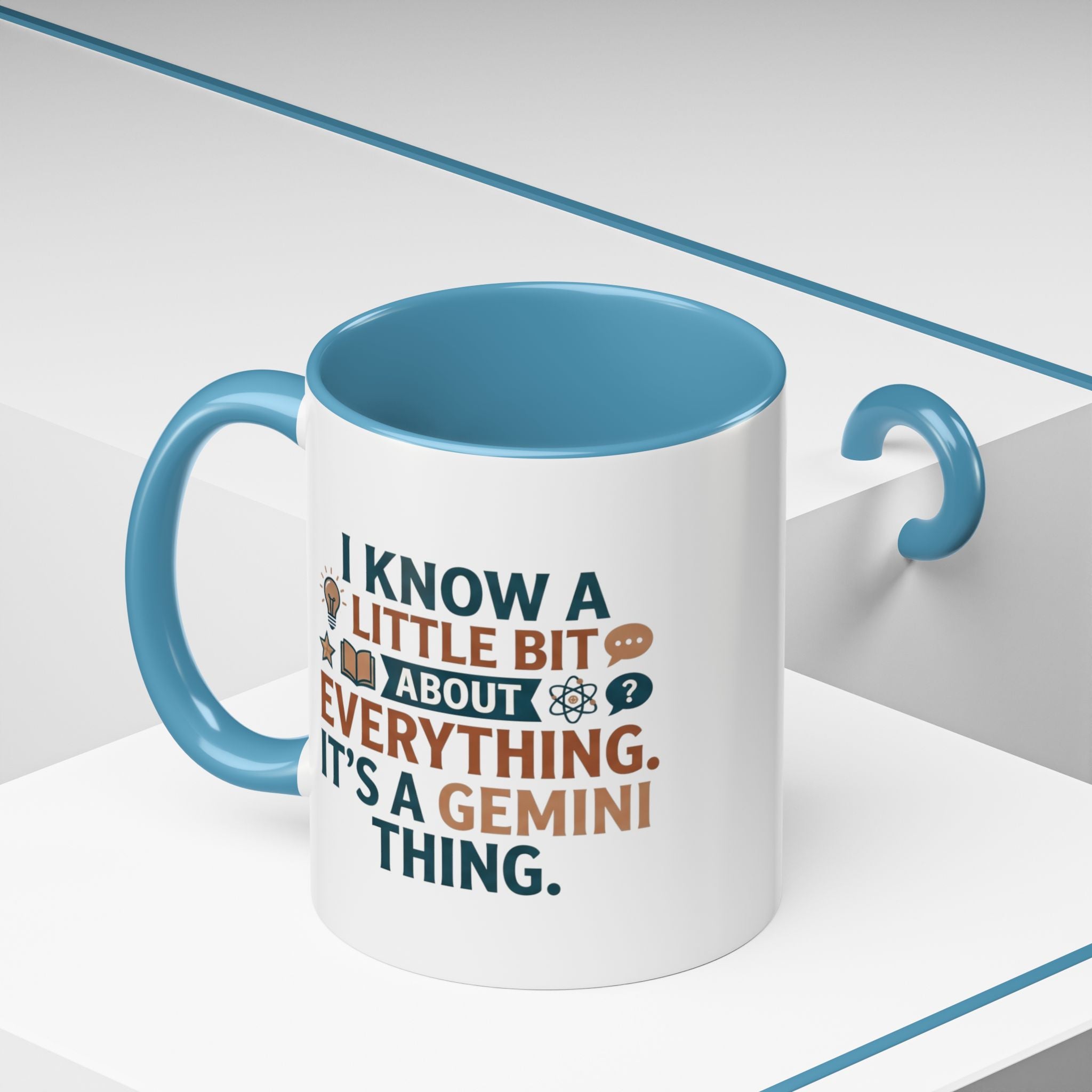 Gemini Zodiac Coffee Mug — "I Know a Little Bit About Everything, It's a Gemini Thing"