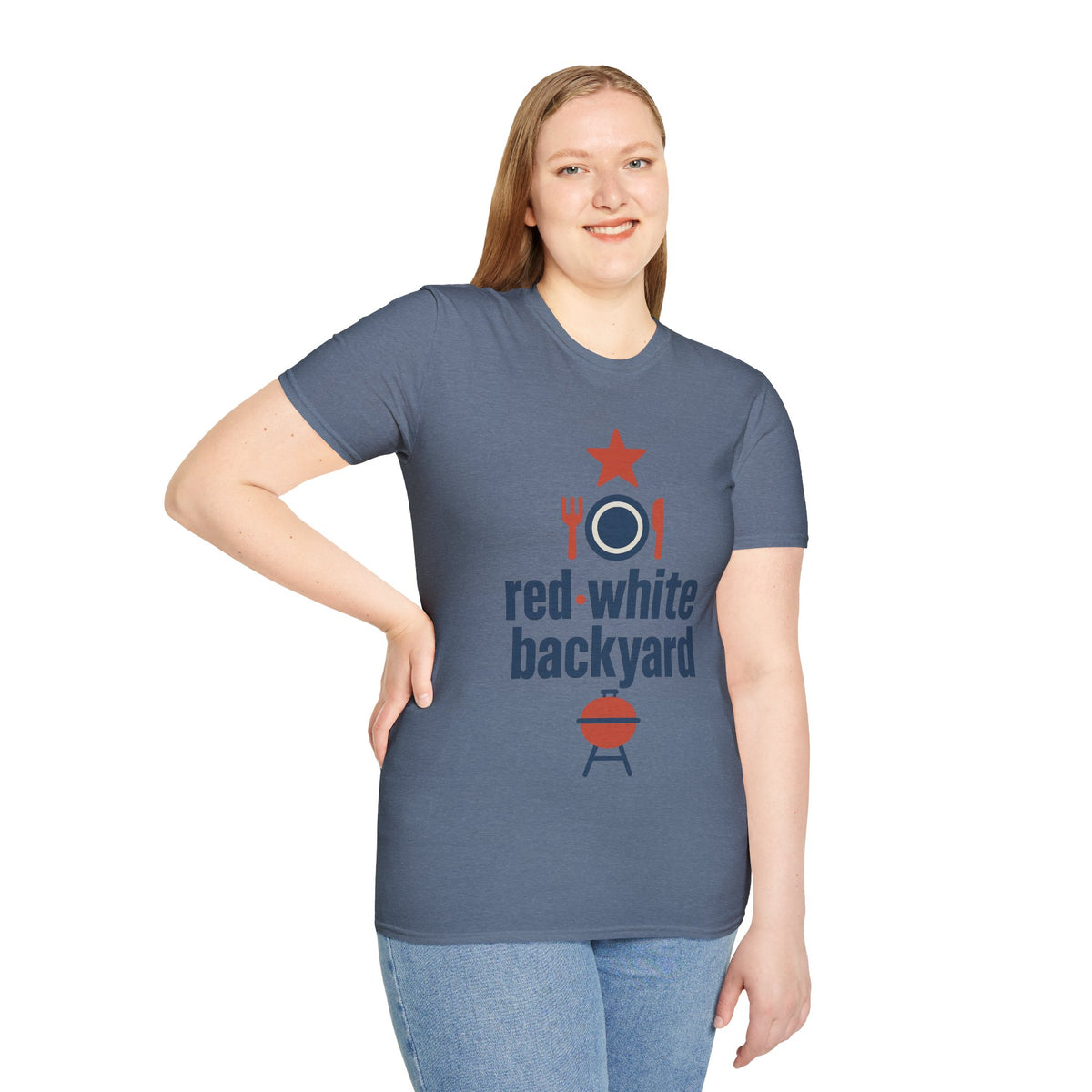 Patriotic BBQ T-Shirt — Red Star Plate Grill Graphic - Trending Now - August 2026