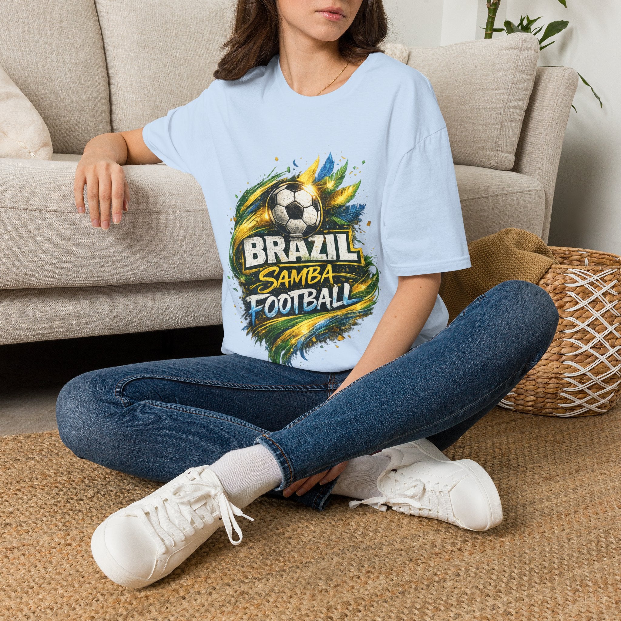 Brazil Samba Football T‑Shirt