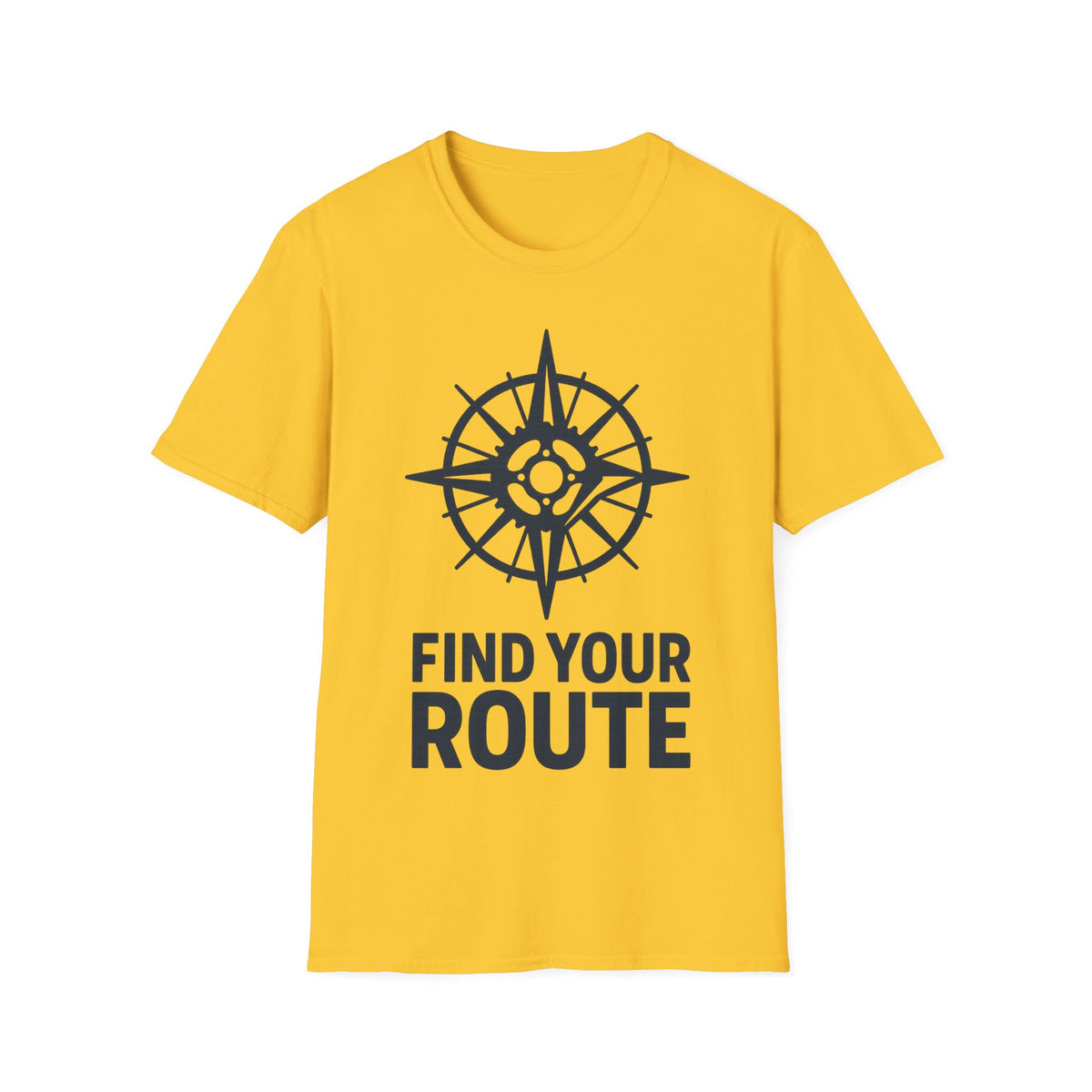"Find Your Route" Compass Graphic Tee | Minimalist Adventure Travel T-Shirt - Trending Now - September 2026